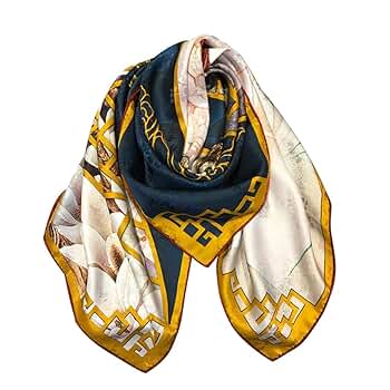 NSUQOA JSEIAJB Double-sided Silk Square Scarf Classical